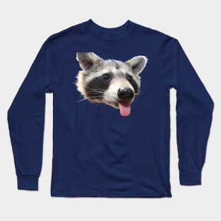 Silly Raccoon Long Sleeve T-Shirt